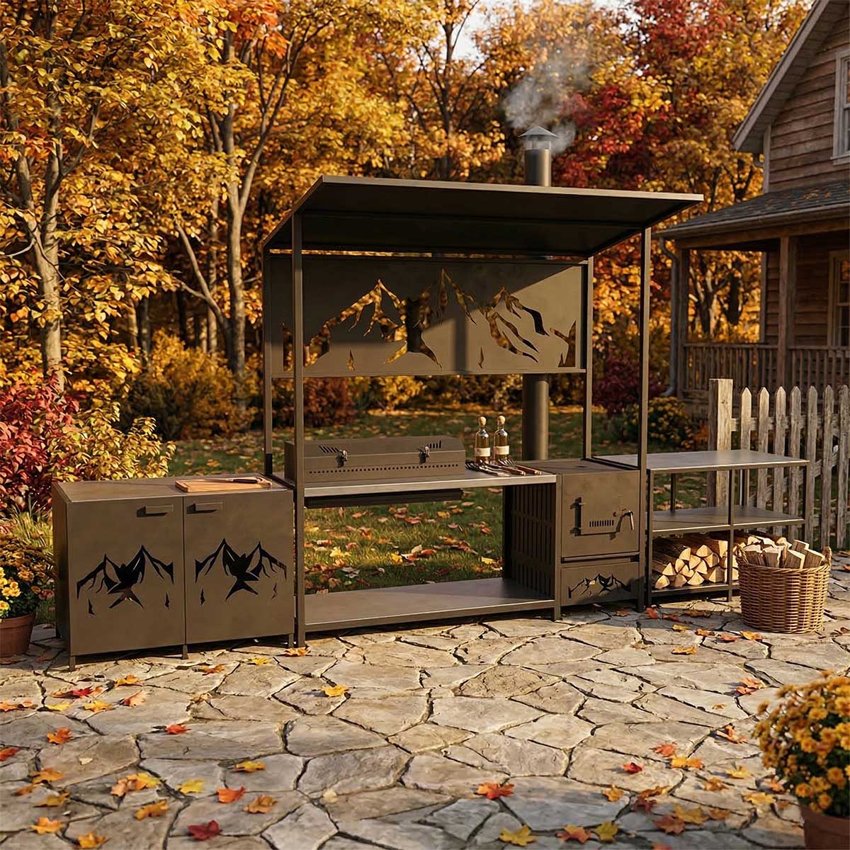 Мангальная зона Горы