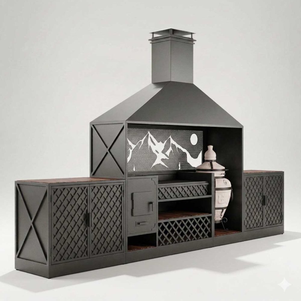 Мангальная зона под тандыр