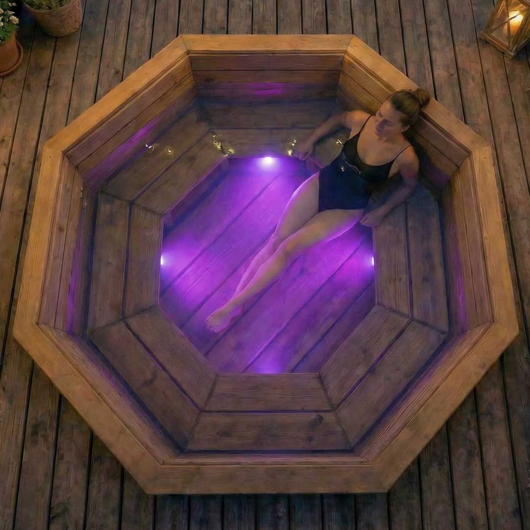 Подсветка RGB для банных чанов