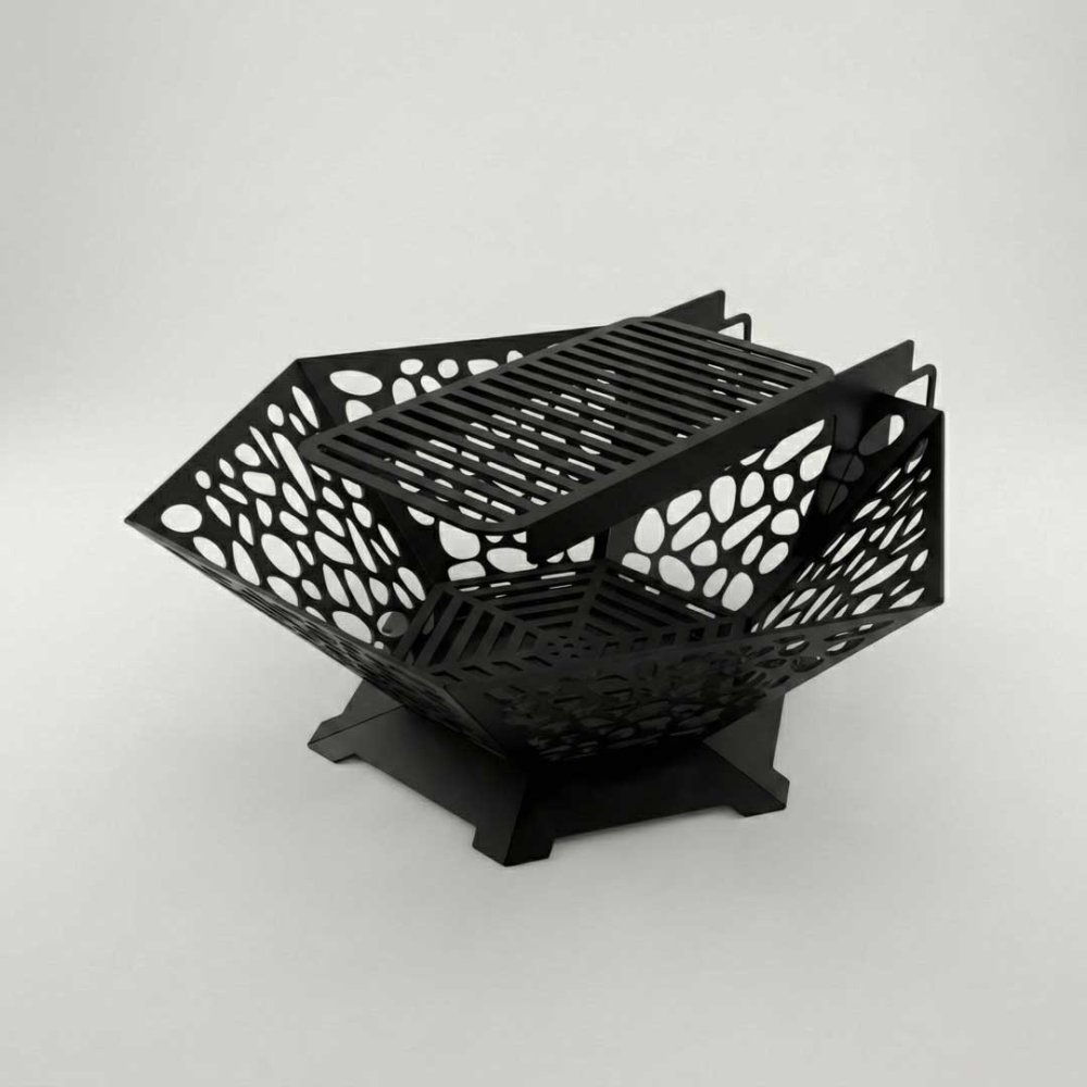 Костровая чаша с грилем