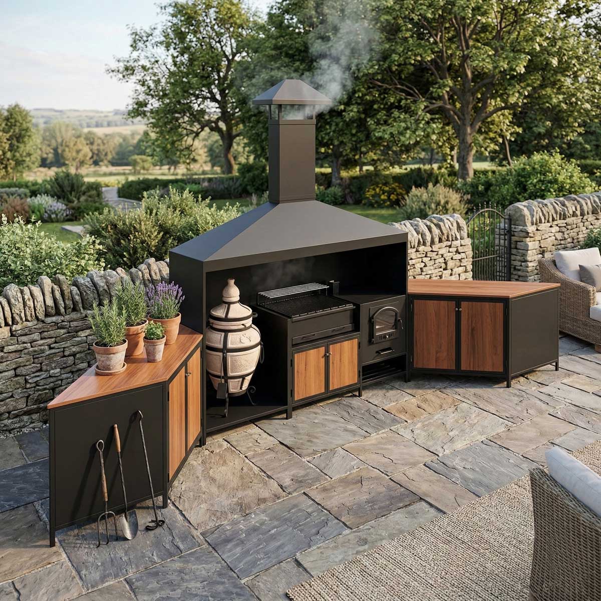 Мангальная зона под тандыр