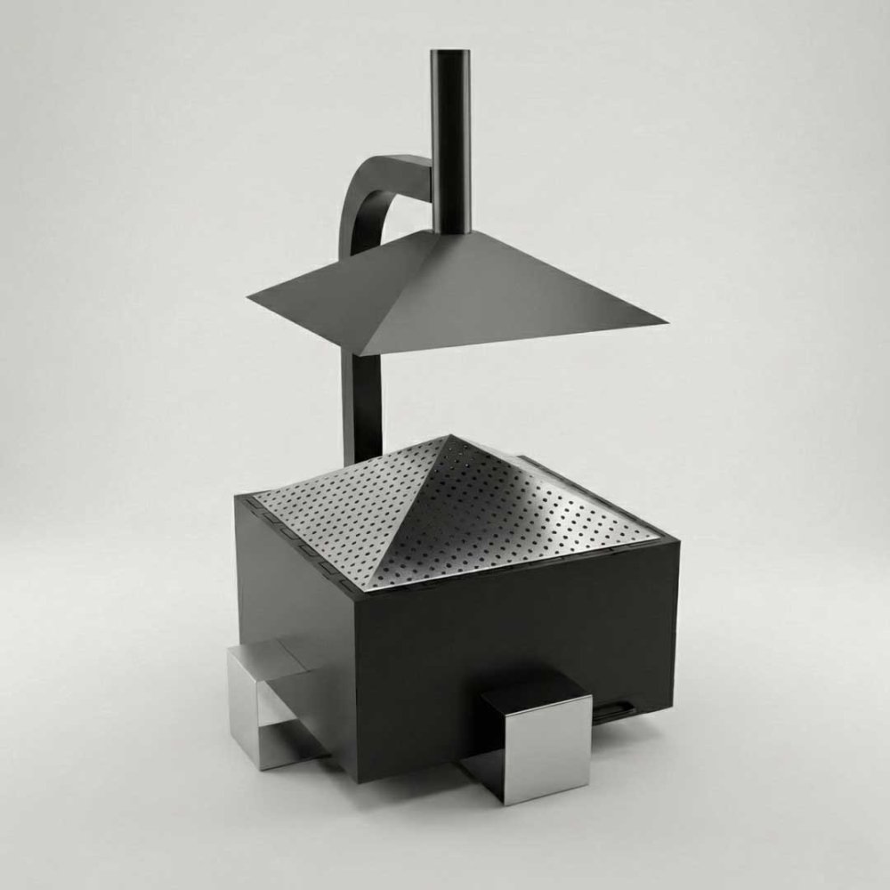 Костровая чаша с двумя зольниками