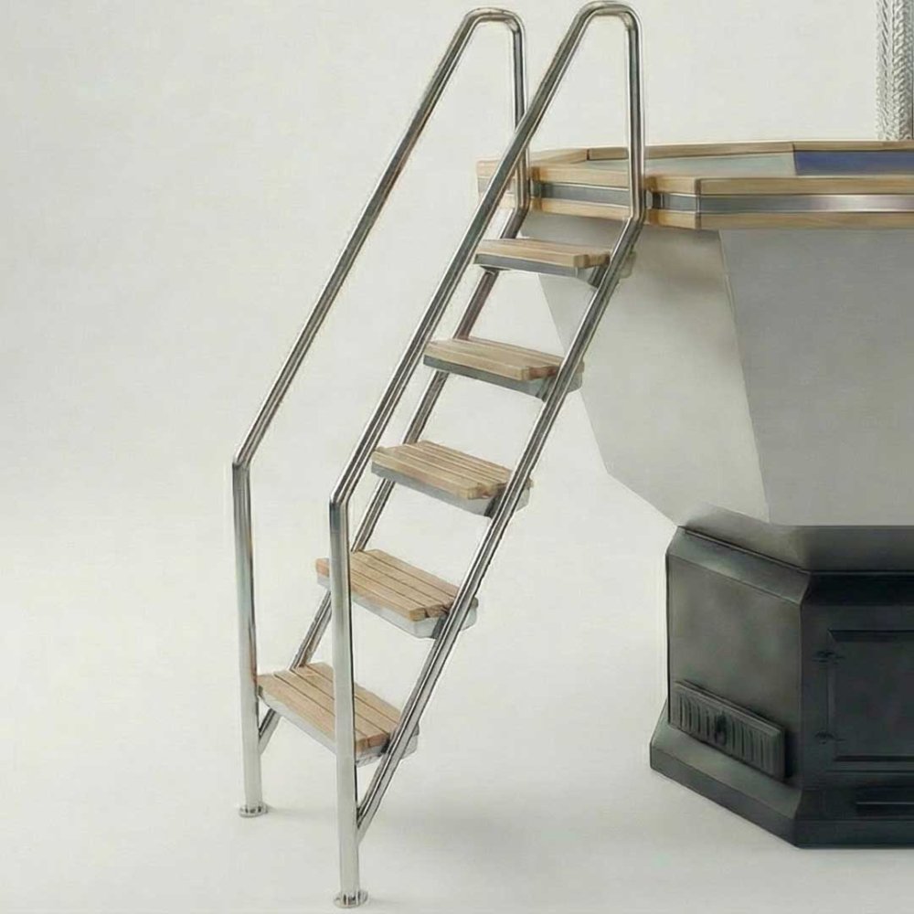 Лестница нержавеющая