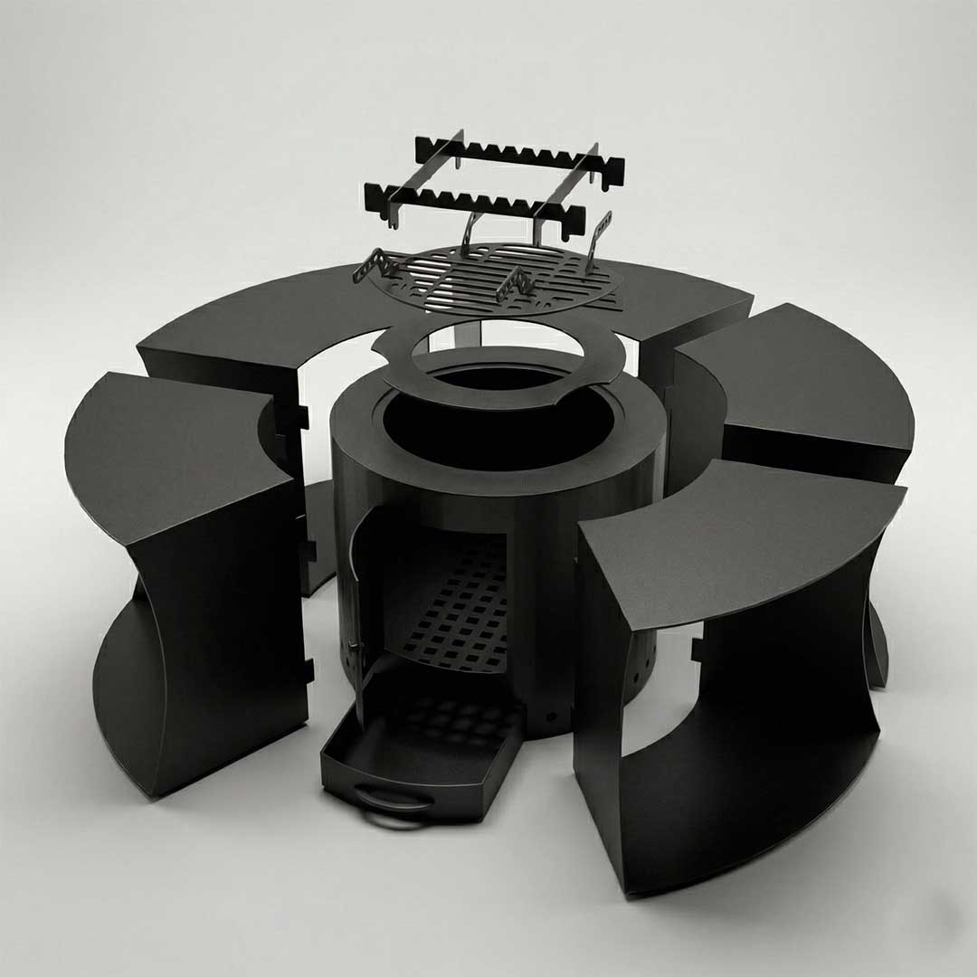 Гриль зона круглая