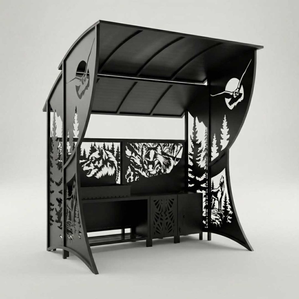 Мангальная зона Волк