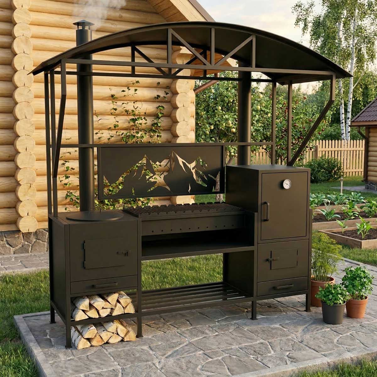 Мангальная зона Горы