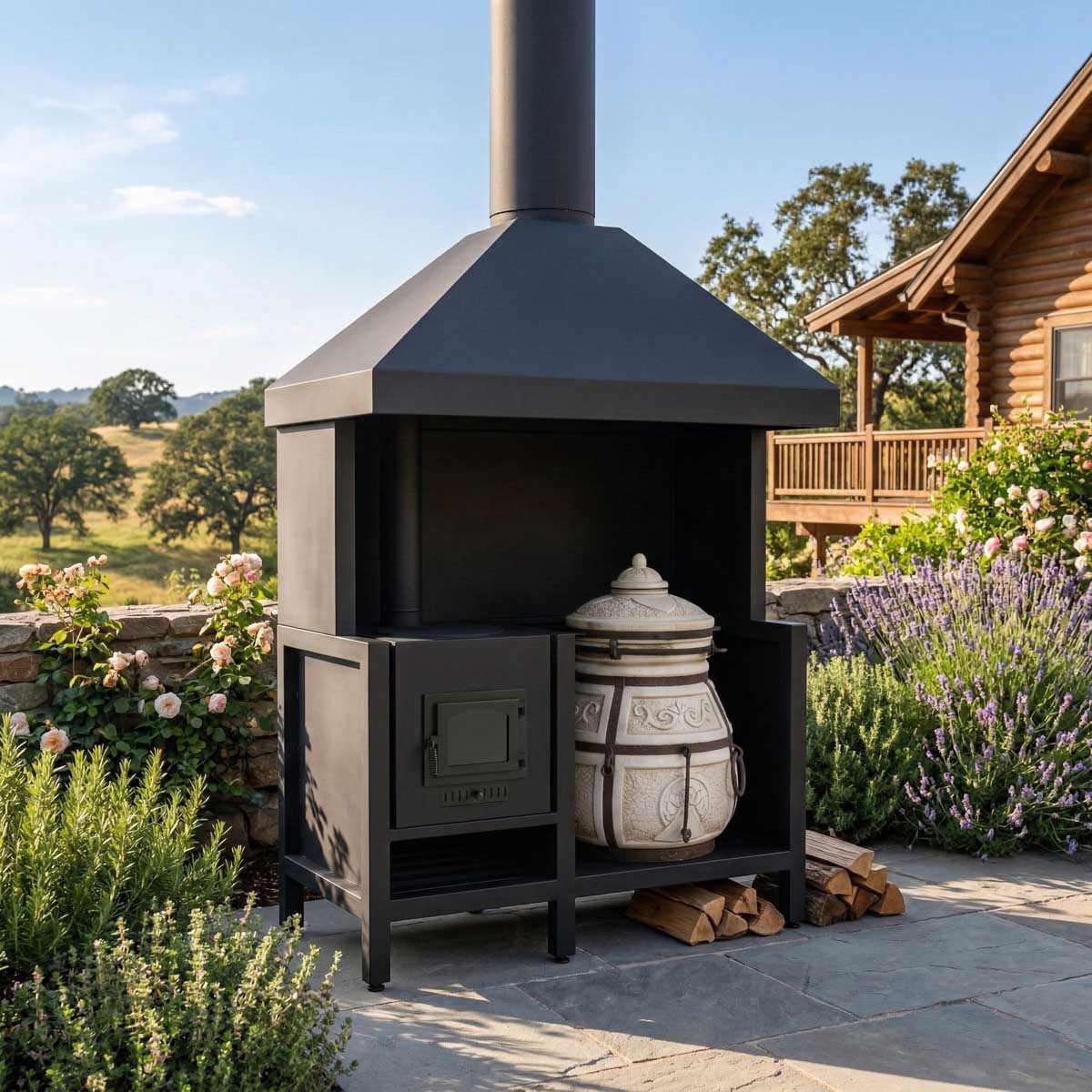 Мангальная зона под тандыр