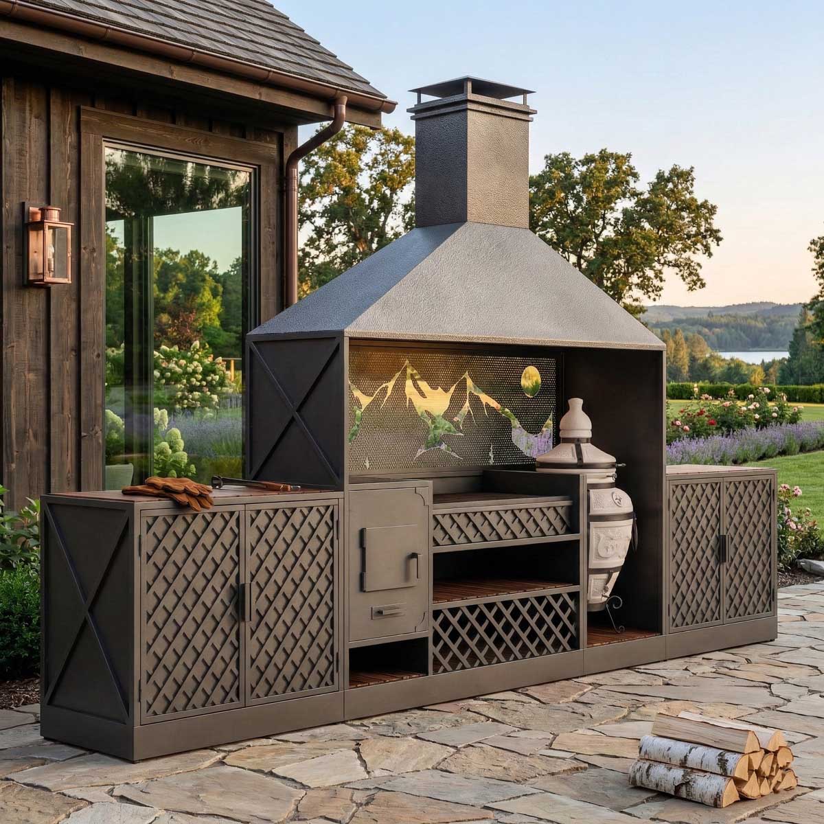 Мангальная зона под тандыр