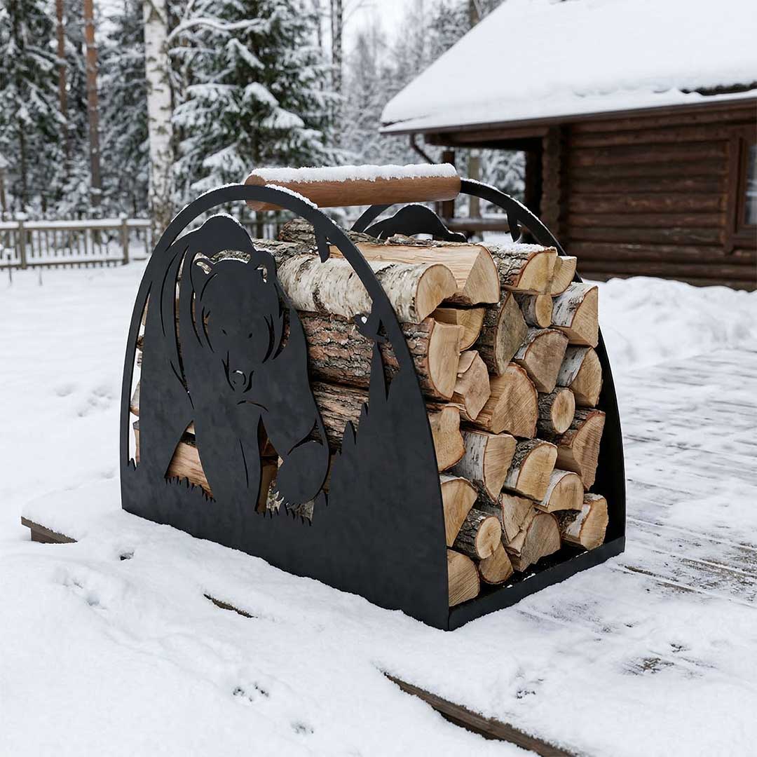 Дровница Медведь
