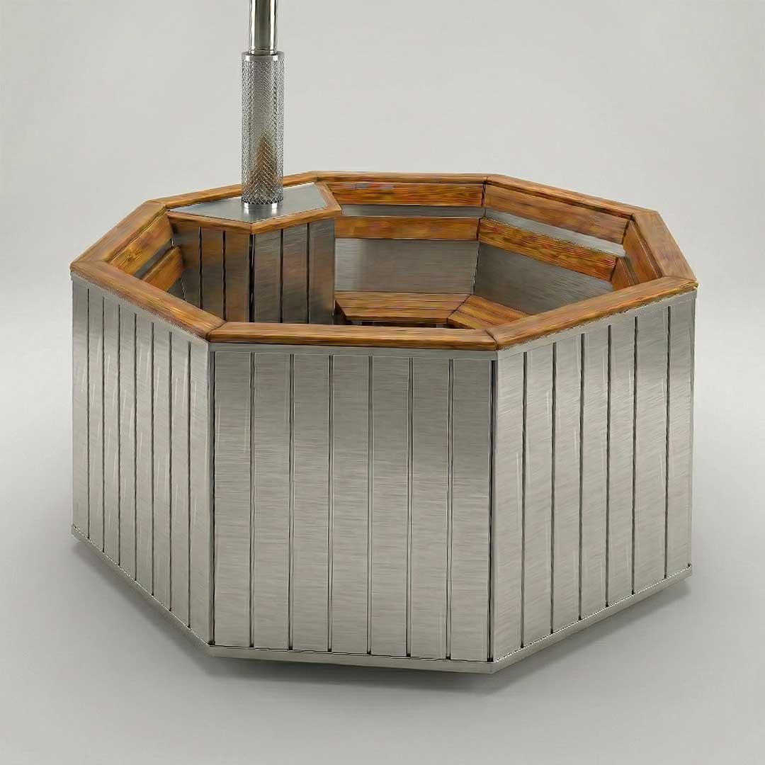 Купель Фурако 200x220см, AISI 430 + лестница