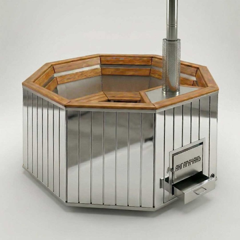 Купель Фурако 200x220см, AISI 304 + лестница