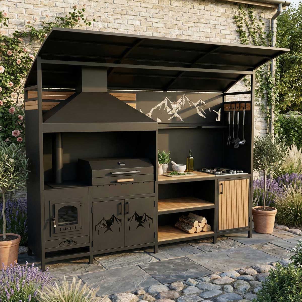 Мангальная зона Горы