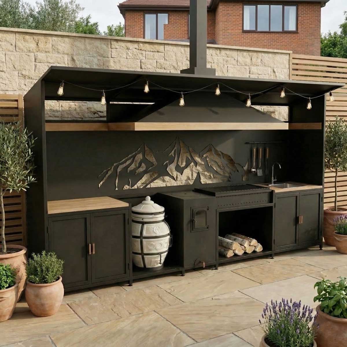 Мангальная зона под тандыр