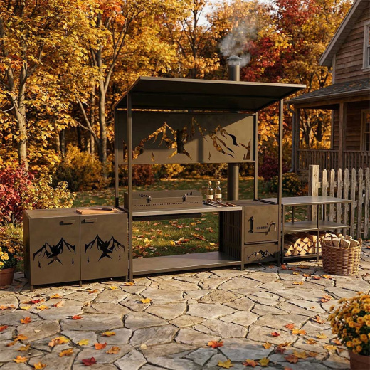 Мангальная зона Горы