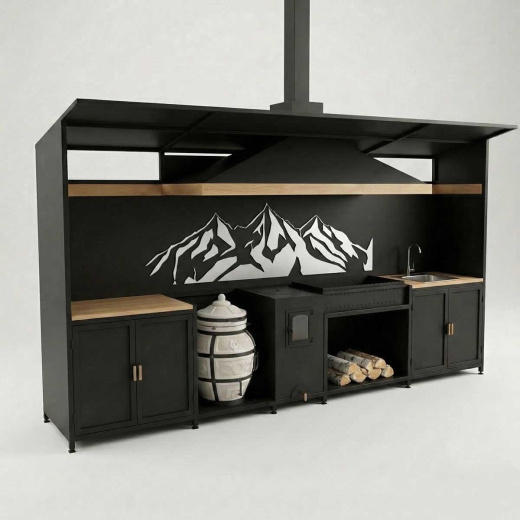 Мангальная зона под тандыр