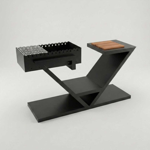 Мангал в стиле лофт V2