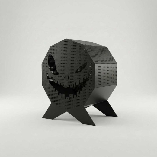 Костровая чаша Злой смайлик