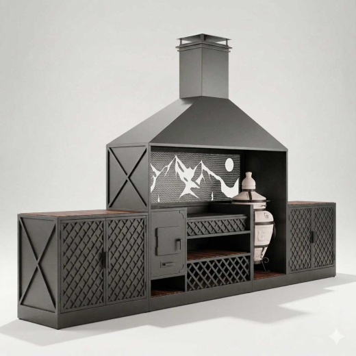 Мангальная зона под тандыр