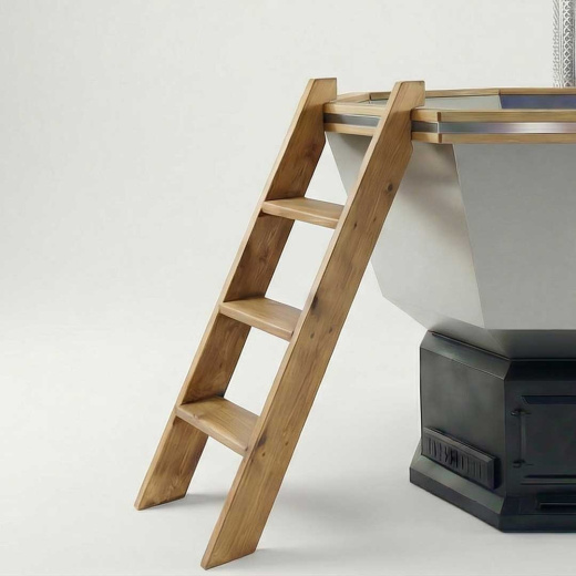 Лестница деревянная для чана