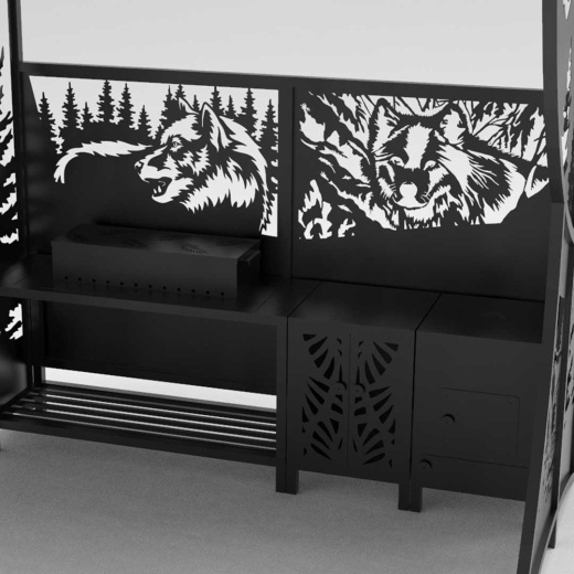 Мангальная зона Волк