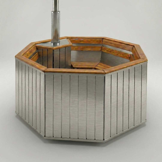 Купель Фурако 200x220см, AISI 430 + лестница