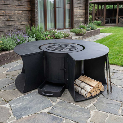 Гриль зона круглая