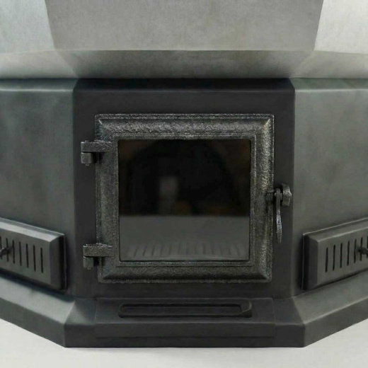 Дверца с огнеупорным стеклом